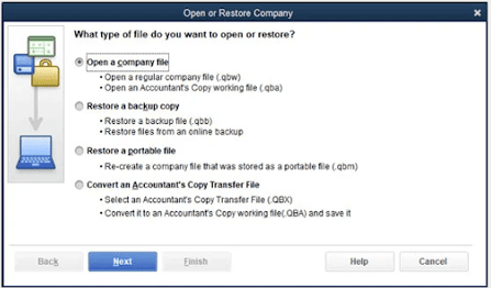 Backup of Corrupted QuickBooks Company File