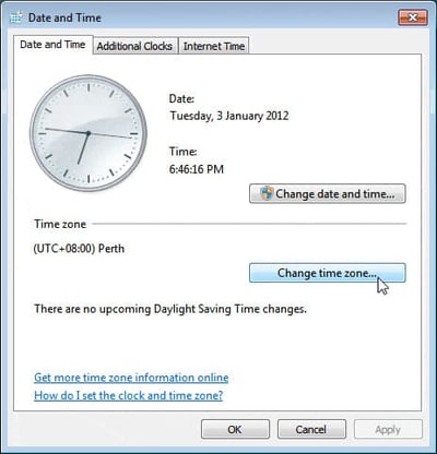 Data and Time Settings