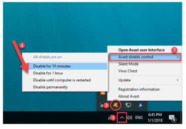 Reboot your PC and temporarily disable your Anti-virus software