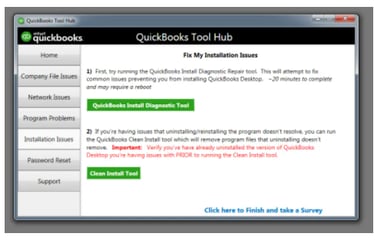 Use the Clean Install Tool from the QuickBooks Tool Hub