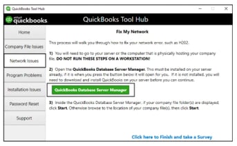 Use the QuickBooks Database Server Manager to rescan the file