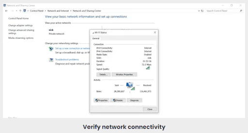 Problems with Network Connectivity