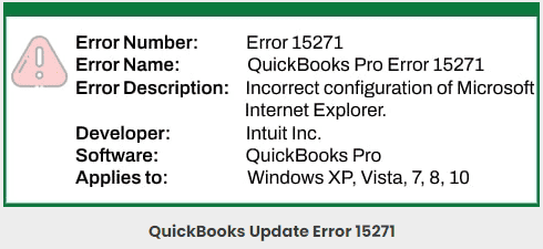 QuickBooks 15271 Error