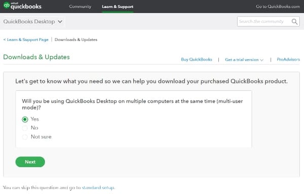 QuickBooks Desktop in multi-user mode