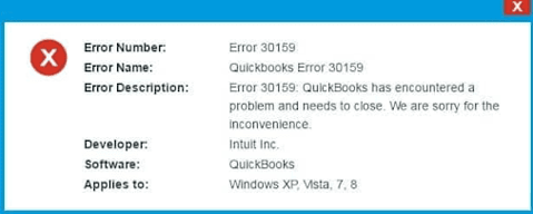 QuickBooks Error 30159