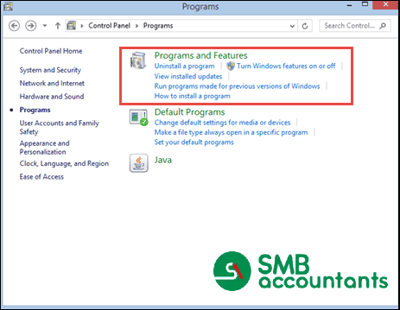 Repair your QuickBooks installation Process