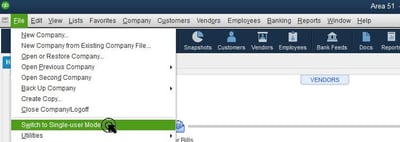 Single User Mode in QuickBooks