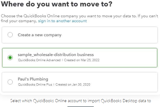 Choose Your Business with QuickBooks Online