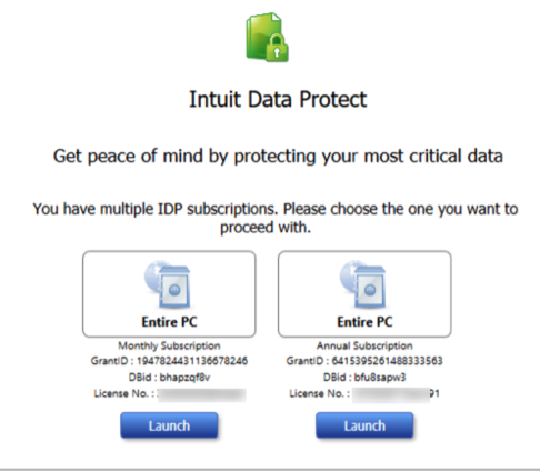 Enhanced Intuit Data Protect