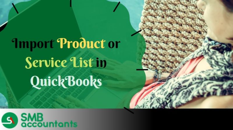 Import Product or Service List in QuickBooks