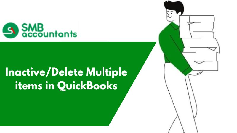 Delete Multiple items in QuickBooks