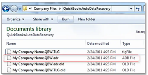 Make use of the QuickBooks Auto Data Recovery Tool