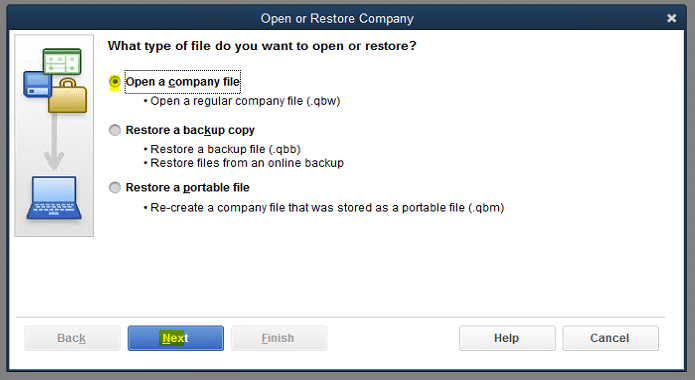 Open-a-Company-File