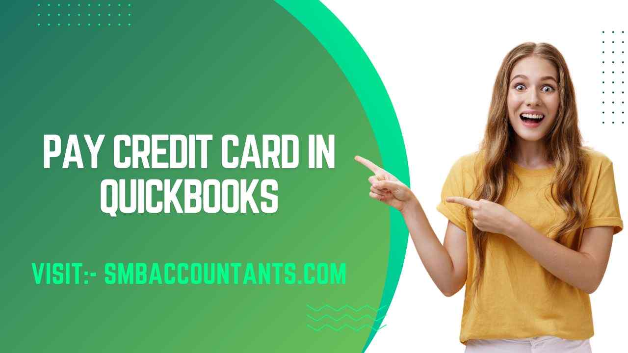 Pay Credit Card in QuickBooks