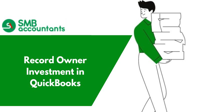 Record Owner Investment in QuickBooks Desktop
