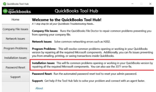 quickbooks tool hub for fixing quickbooks error 3371 code 11118