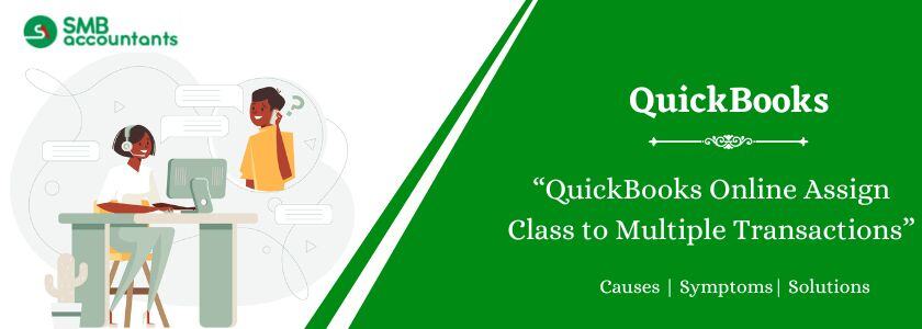 QuickBooks Online Assign Class to Multiple Transactions