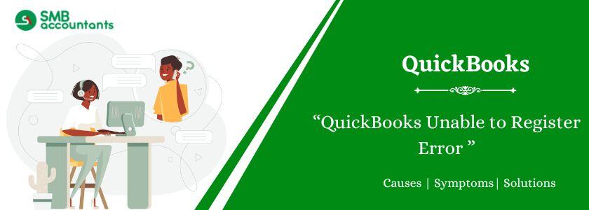 QuickBooks Unable to Register Error 