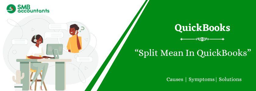 Split Mean In QuickBooks