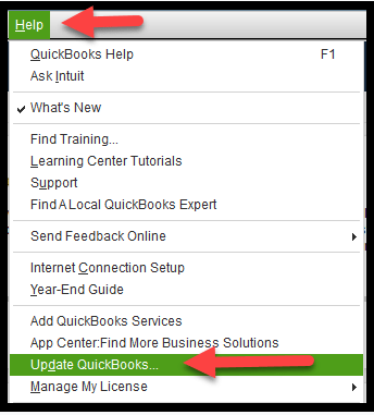 Update QuickBooks