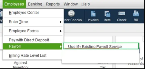 existing payrolls service