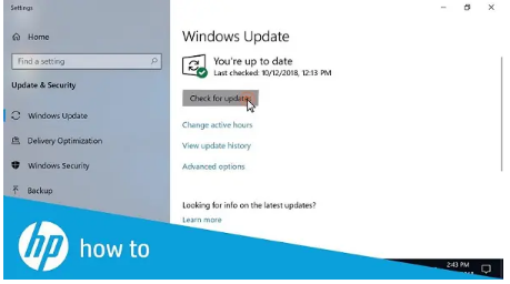 Windows updates