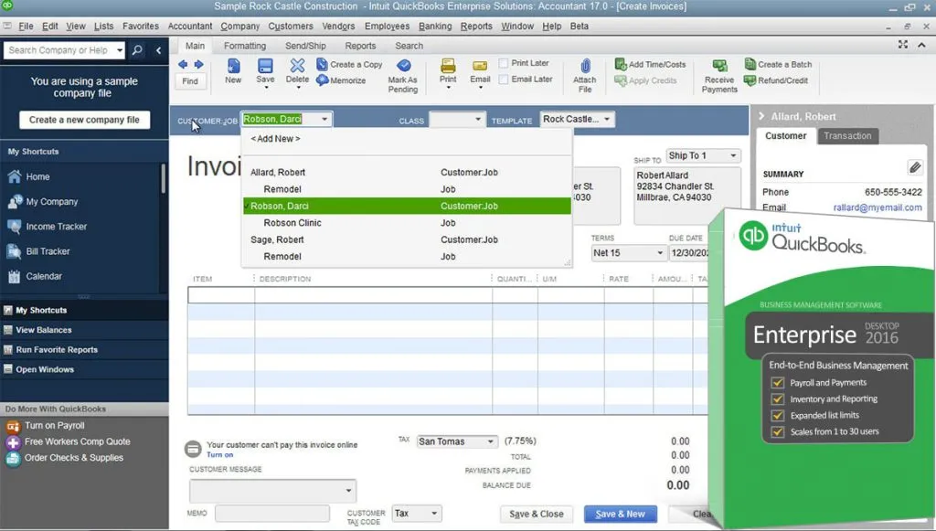 QuickBooks Enterprise Suite Accounting Software