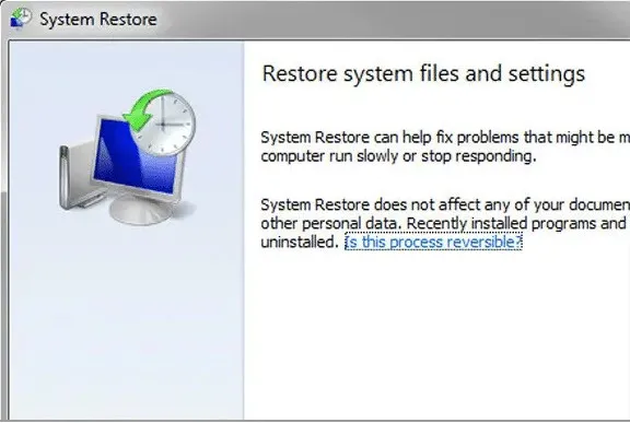 System Restore