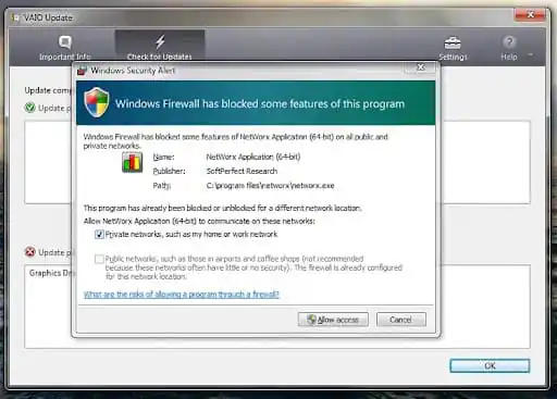 Third-Party Firewall Settings