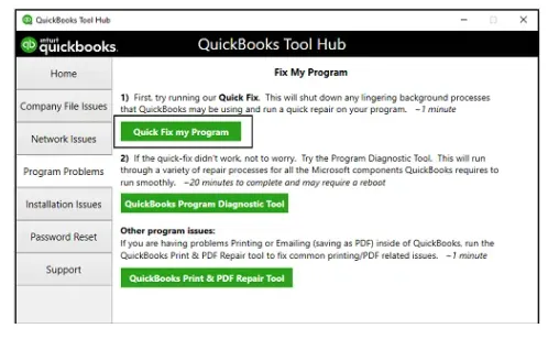 Quick Fix My Program