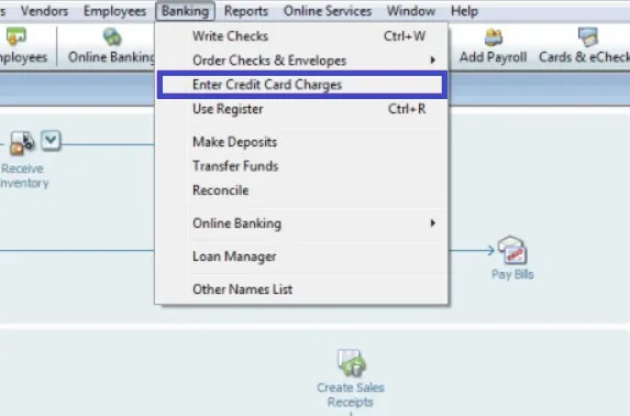 Using Banking Menu for Recording Cashback