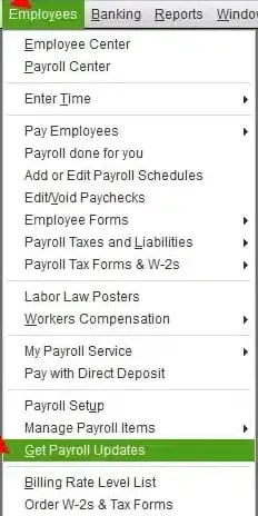 Update Payroll Version