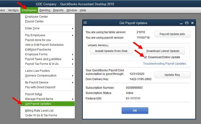 Download Payroll Update Again