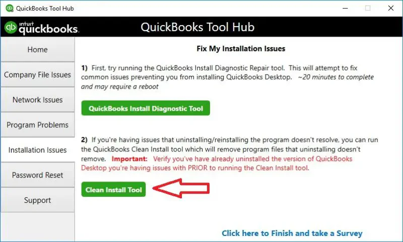 Clean Installing QuickBooks