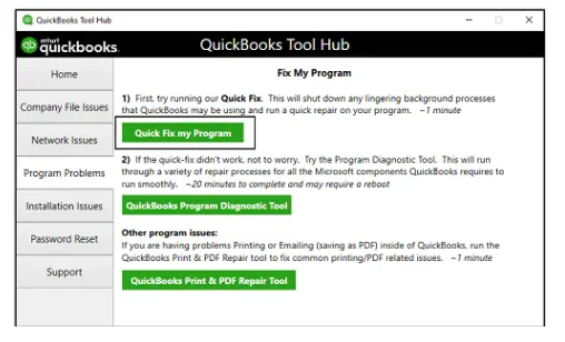 Quick Fix My Program