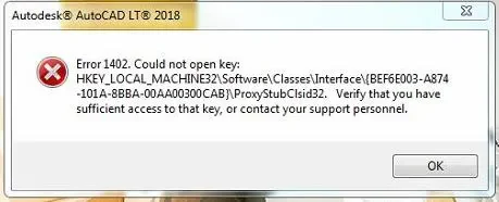 QuickBooks Error 1402