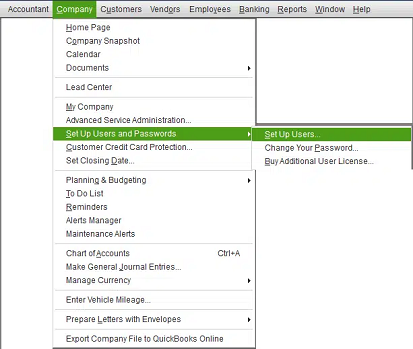 Company-and-setup-users-and-passwords