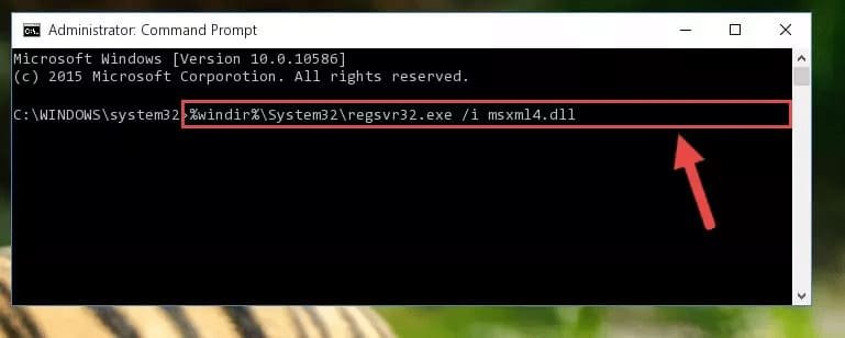 regsvr32 MSXML6.dll in windows