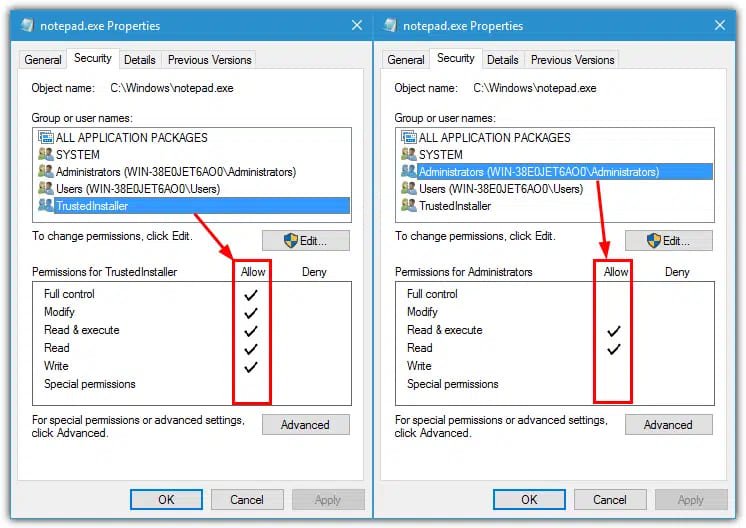 Reset Temp Folder Permissions