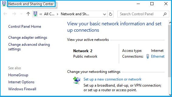 Ping the Server from a Workstation