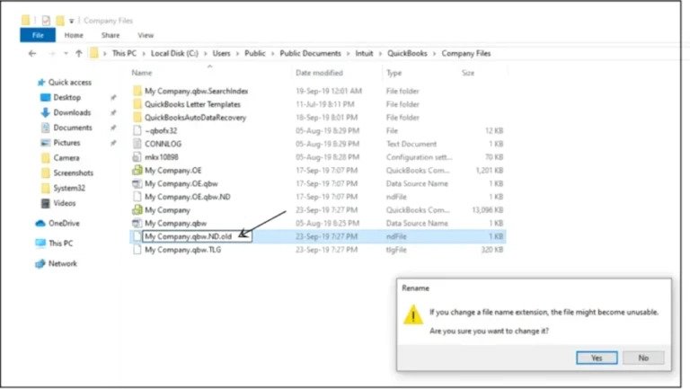 Rename the QB Configuration Files