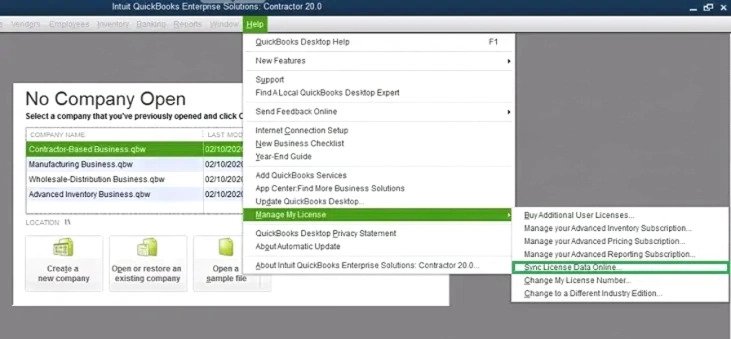 Reset Sync Manager Settings