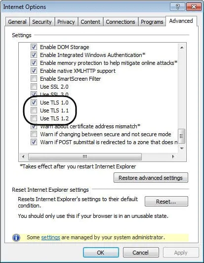 Verify Use TLS