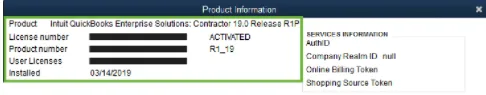 prompt you for the product and licensing number